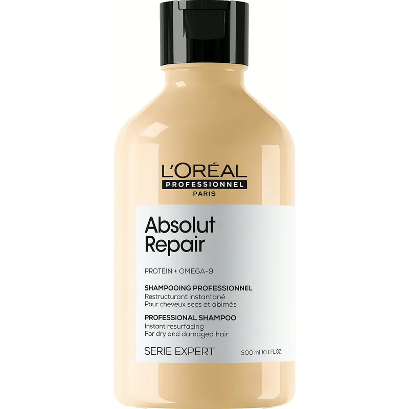 شامپو ترمیم‌کننده موهای آسیب‌دیده و خشک لورآل پروفشنال Absolut Repair برند L’Oréal / لورآل